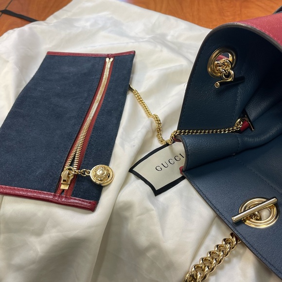 Large Gucci Rajah tote with Pouch - Picture 6 of 11